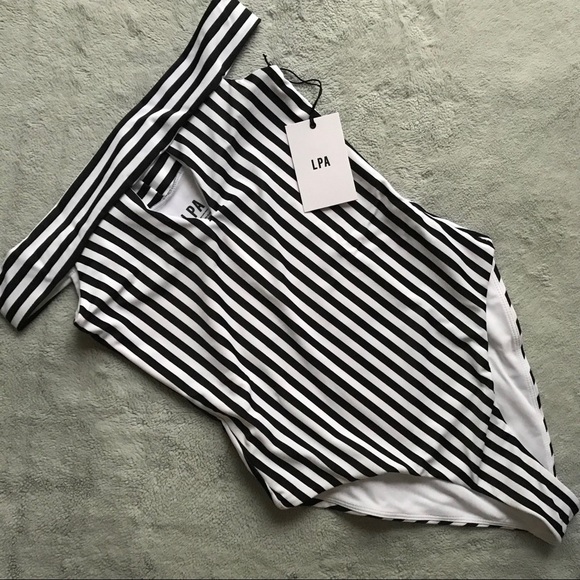 LPA Other - NWT LPA Baby Doll Striped One-Piece Swimsuit XS